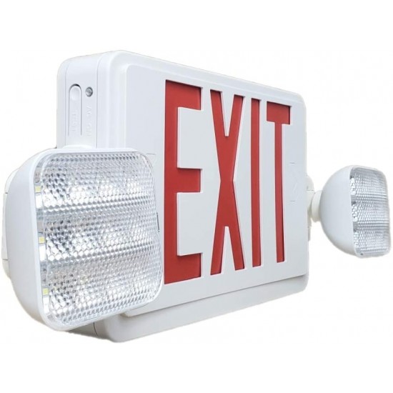 Dual Head Led Exit sign Red
