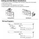 7LEDS LED Exit Sign, Red Letter Emergency Exit Lights, 7LEDS LED Exit Sign, Red Letter Emergency Exit Lights,